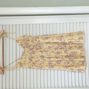 Floral Yellow Sundress